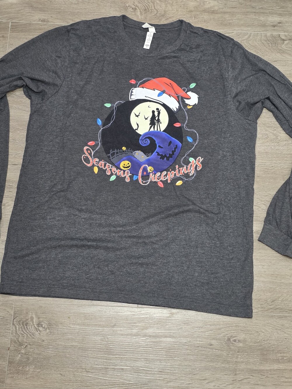 The Nightmare Before Christmas Womans Shirt Sz XL Sally & Jack Skellington New